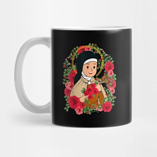 St Therese of Lisieux Little Flower Rose Catholic Saint Mug